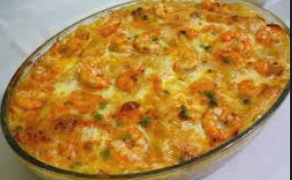 Camarão Gratinado