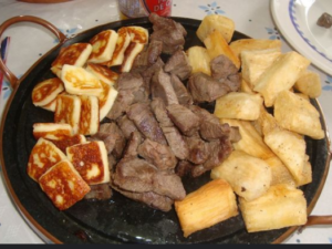 Carne do Sol com Macaxeira